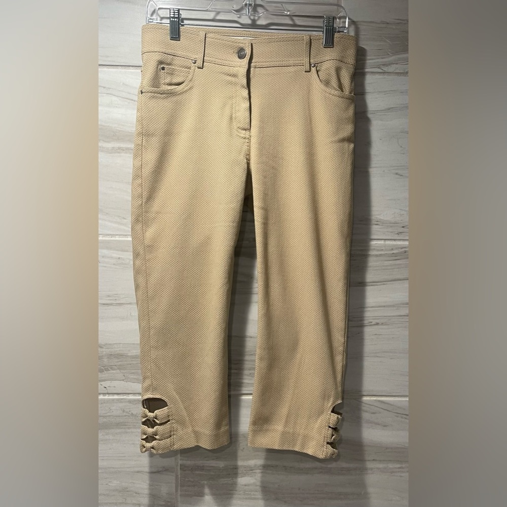 Verve Blues Comfort Waist Crop pants Size 8 - Picture 2 of 8